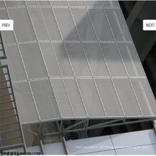 Perforierte Metallplatte aus Edelstahl